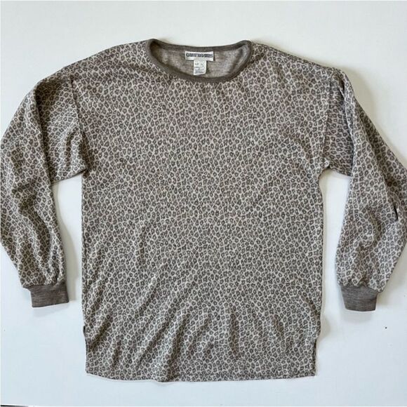 Vintage Cheetah Oversized 80’s Sweater - Picture 4 of 7